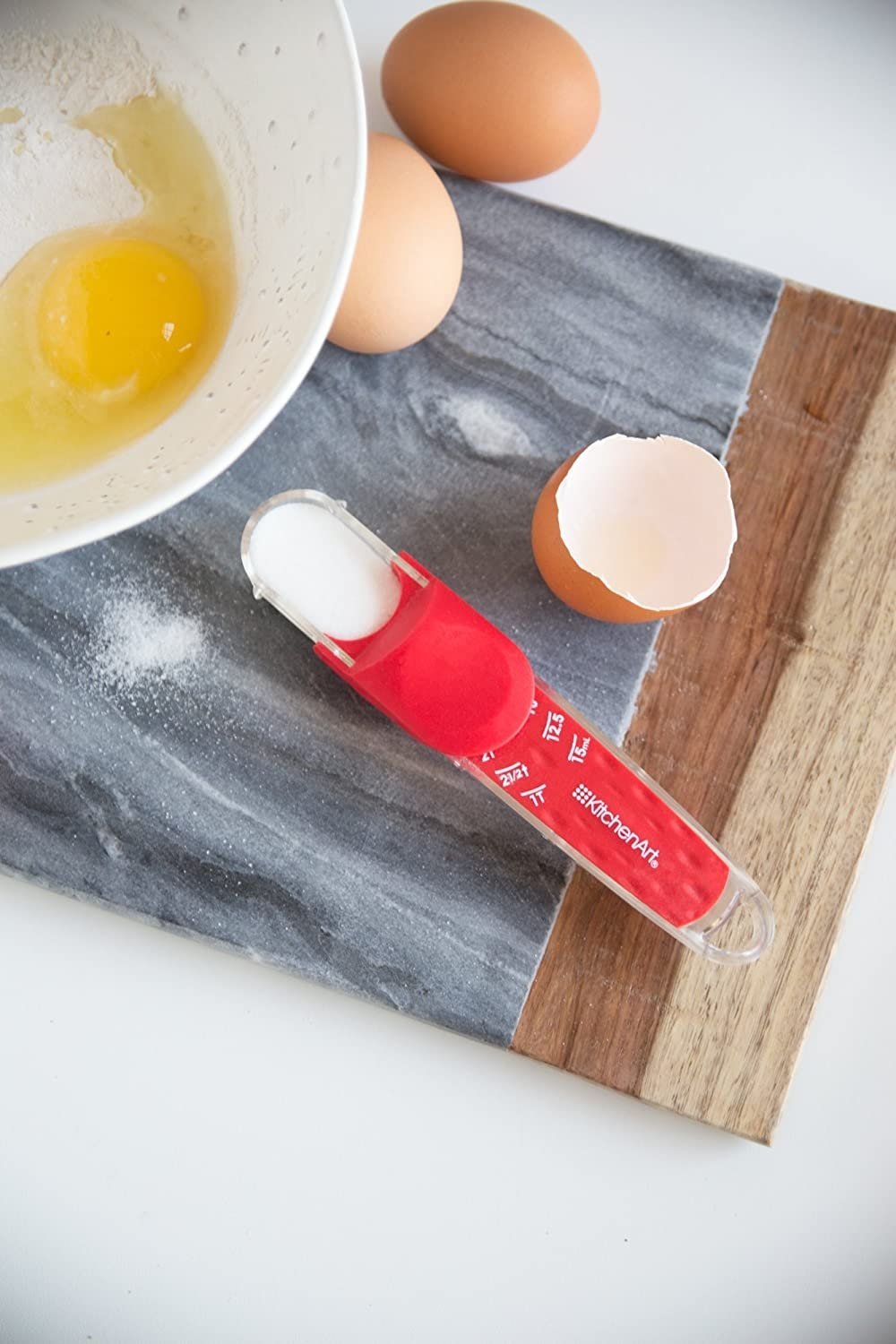 Kitchenart - Red Adjust-A-Tablespoon & Adjust-A-Teaspoon Set - 74437