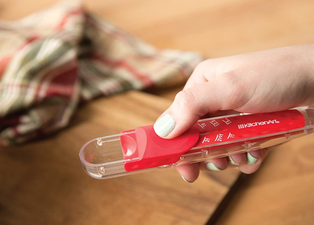 Kitchenart - Red Adjust-A-Tablespoon & Adjust-A-Teaspoon Set - 74437