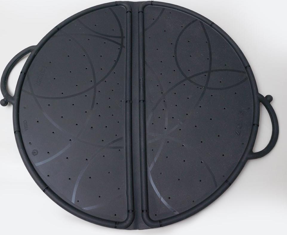 Kuhn Rikon - 12" Foldable Silicone Splatter Guard Black - KR-20167