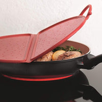 Kuhn Rikon - 12" Foldable Silicone Splatter Guard Black - KR-20167