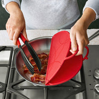 Kuhn Rikon - 12" Foldable Silicone Splatter Guard Black - KR-20167