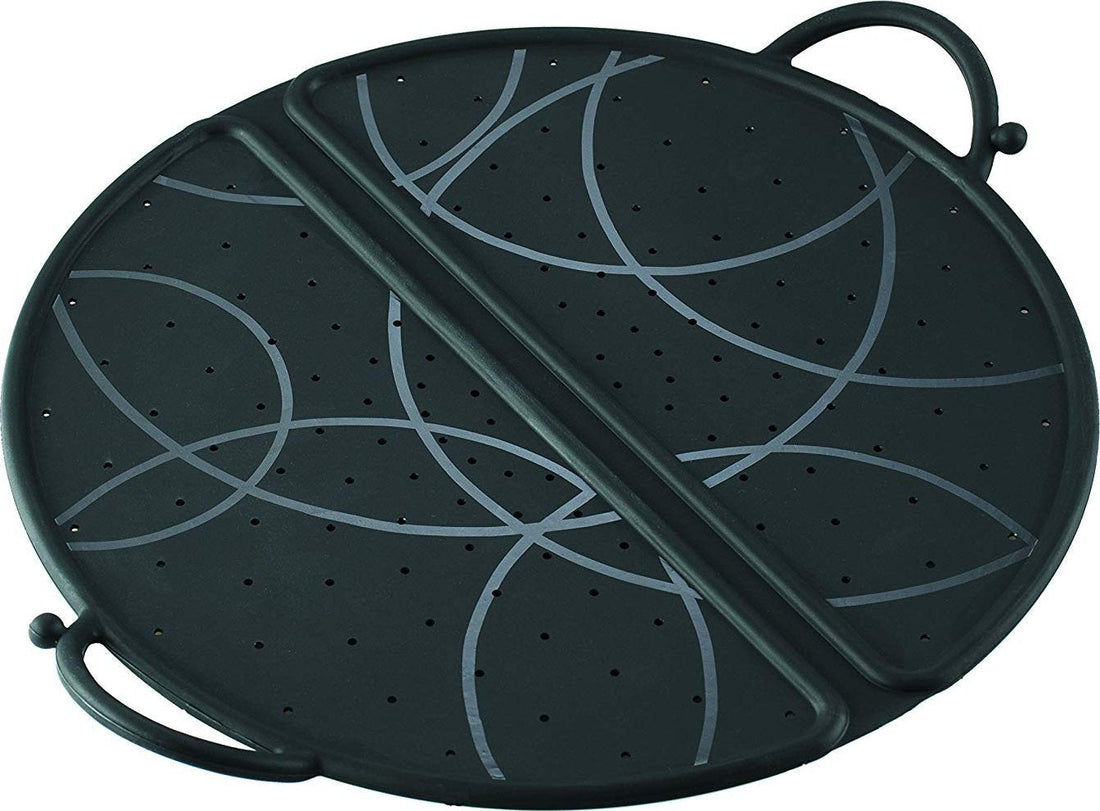 Kuhn Rikon - 12" Foldable Silicone Splatter Guard Black - KR-20167