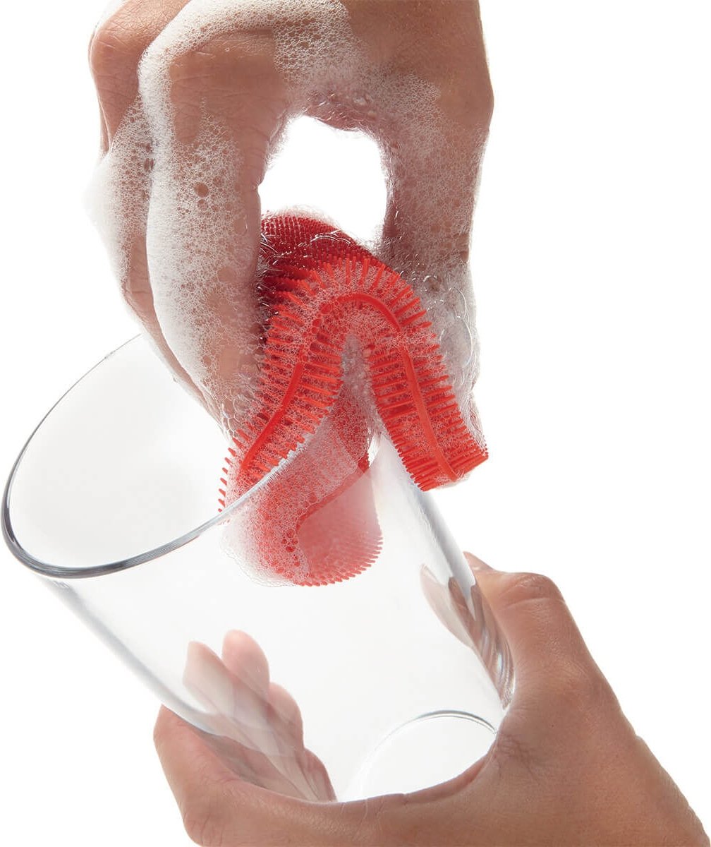Kuhn Rikon - Stay Clean Scrubber Red - KR-20125 - DISCONTINUED - DISCONTINUED