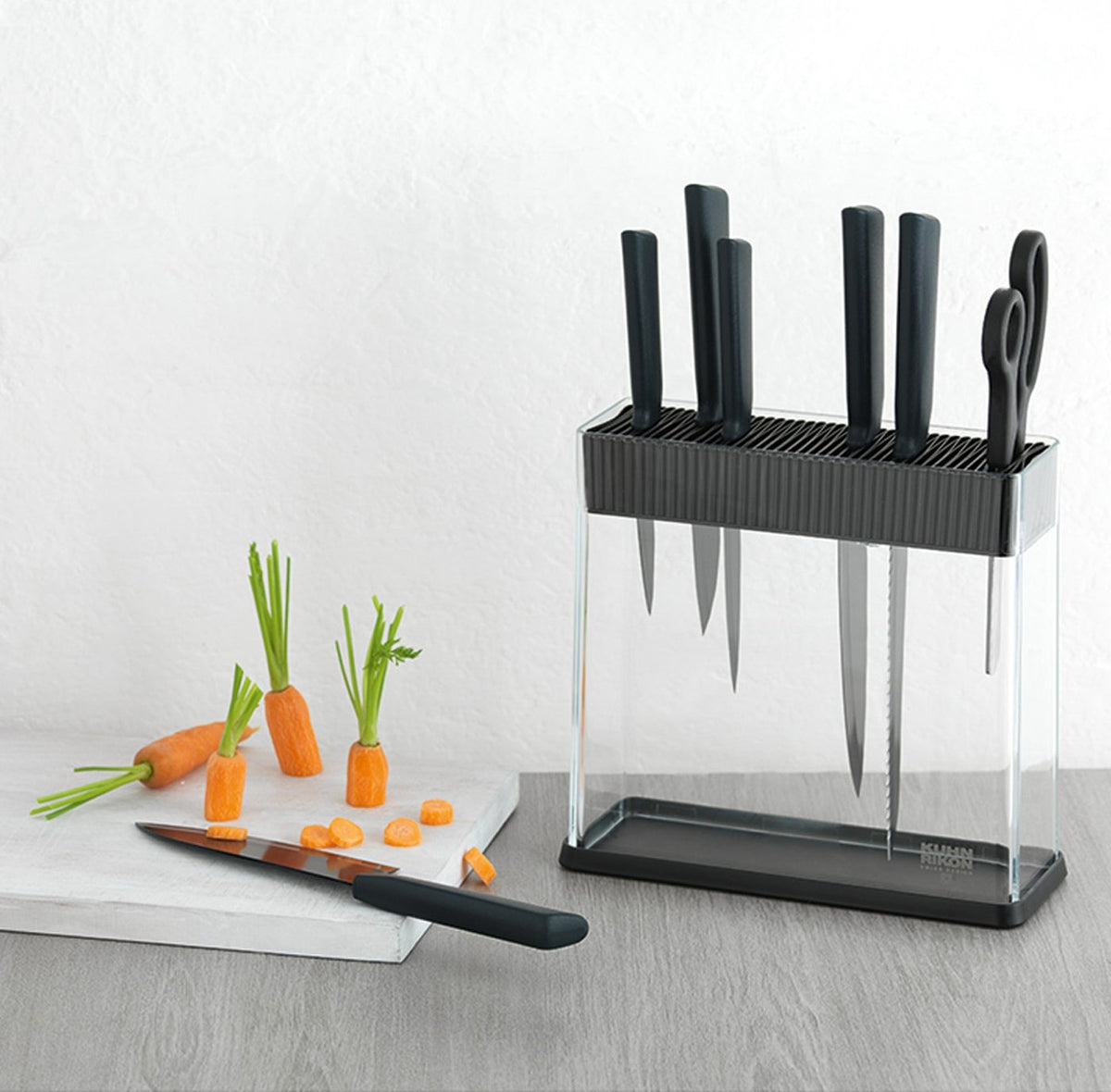 Kuhn Rikon - Vision Knife Block Red - 26593 - DISCONTINUED