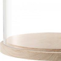 LSA International - 11.8" Ivalo Clear Dome & Ash Base - LG1048-21-301