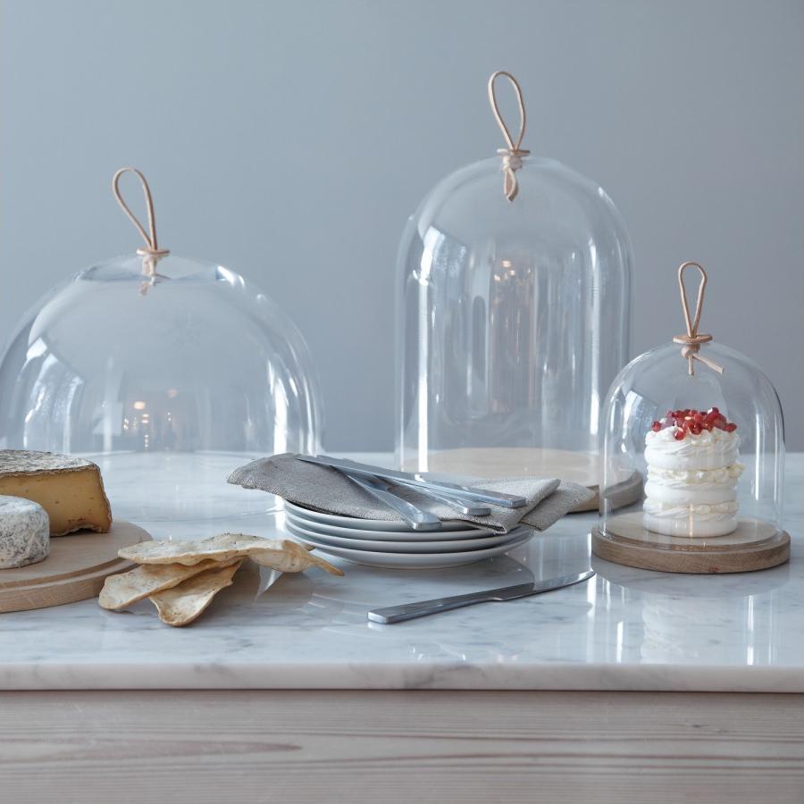 LSA International - 11.8" Ivalo Clear Dome & Ash Base - LG1048-21-301