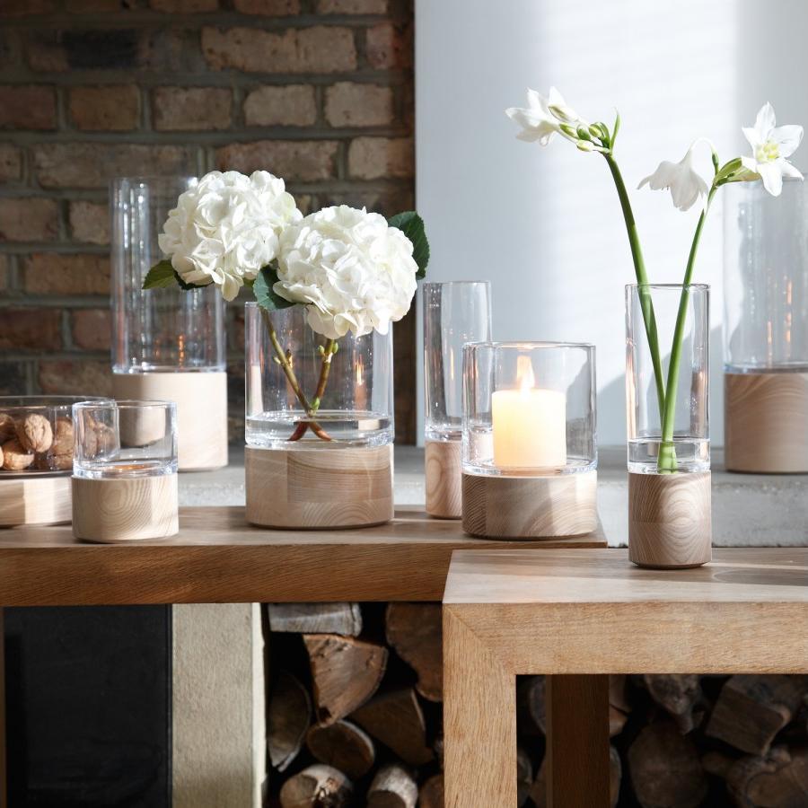 LSA International - 8.8" Lotta Lantern/Candle Holder & Ash Base - LG991-23-301