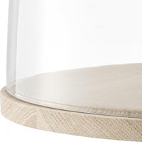 LSA International - 9" Ivalo Clear Dome & Ash Base - LG1048-31-301