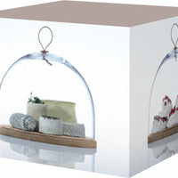 LSA International - 9" Ivalo Clear Dome & Ash Base - LG1048-31-301