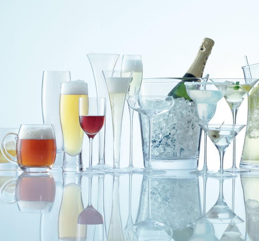 LSA International - Bar, Pack of 2 Clear Lager Glasses - LG1025-20-991