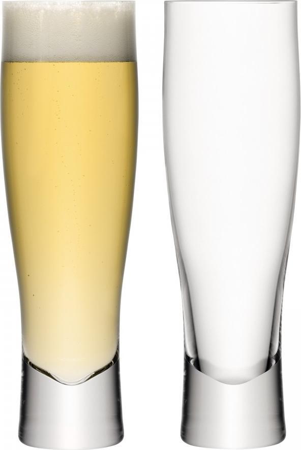 LSA International - Bar, Pack of 2 Clear Lager Glasses - LG1025-20-991