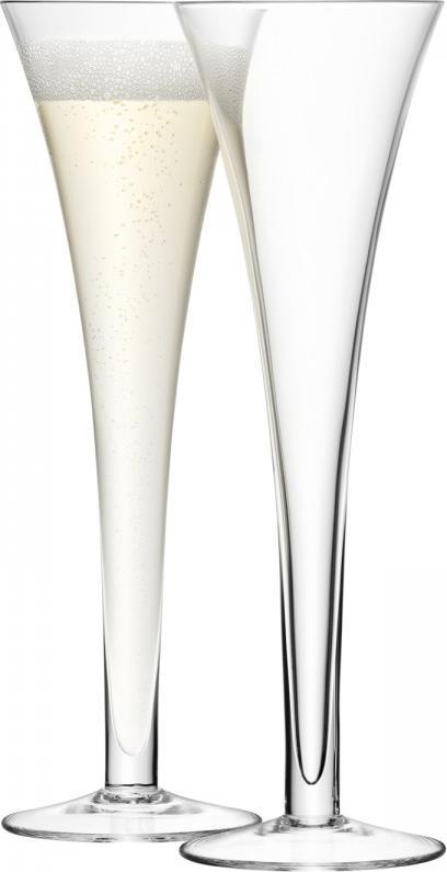 LSA International - Bar, Pack of 2 Hollow Stem Flutes - LG302-07-991