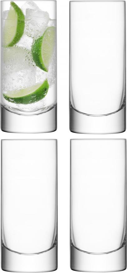 LSA International - Bar, Pack of 4 Clear Highball Glasses - LG1221-15-991