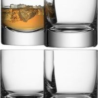 LSA International - Bar, Pack of 4 Clear Tumblers - LG068-10-991