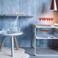 LSA International - Clear Vodka Serving Set & Oak Paddle - LG1124-00-301