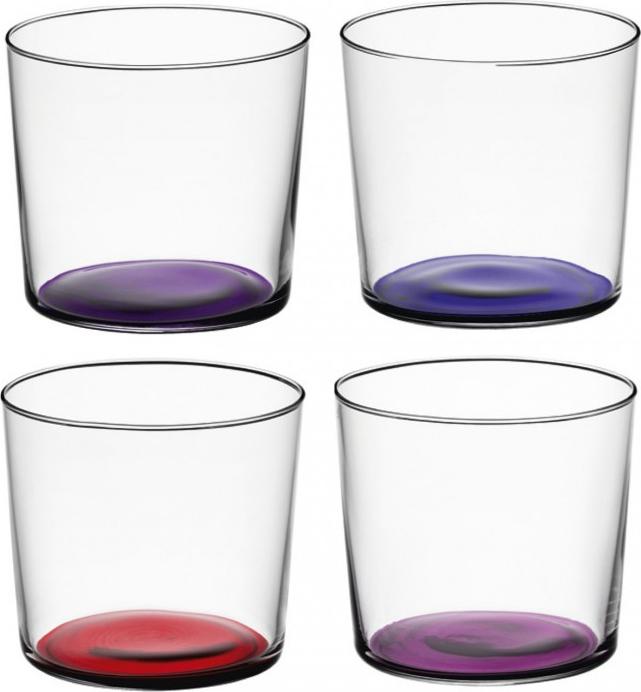 LSA International - Coro Set of 4 Tumbler Glasses Assorted Berry Colours - LG060-09-590