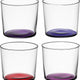 LSA International - Coro Set of 4 Tumbler Glasses Assorted Berry Colours - LG060-09-590