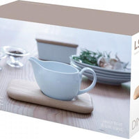 LSA International - Dine Sauce Boat With Oak Stand - LP212-00-997