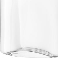 LSA International - Flask 11.8 oz Decanter With Clear/Platinum Neck (350 ml) - LG459-13-381