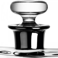 LSA International - Flask 27 oz Decanter With Clear/Platinum Neck (800 ml) - LG459-00-381