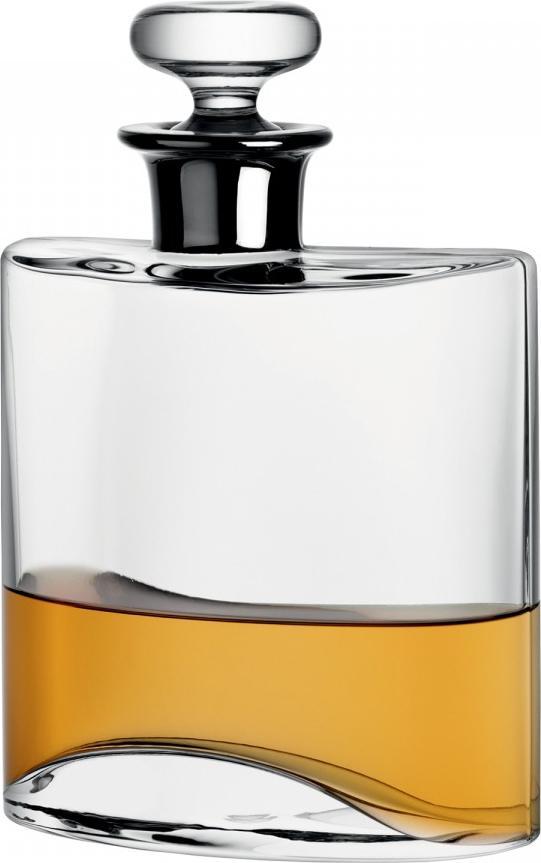 LSA International - Flask 27 oz Decanter With Clear/Platinum Neck (800 ml) - LG459-00-381