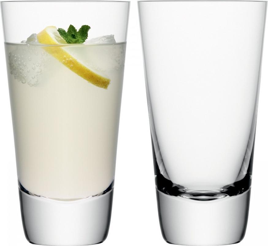 LSA International - Madrid Clear, Pack of 2 Highball Glasses - LG099-16-301