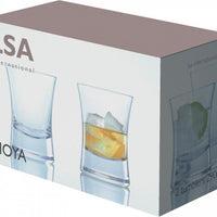 LSA International - Moya 4.25" Clear, Pack of 2 Tumbler Glasses - LG837-10-985