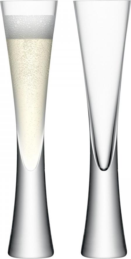 LSA International - Moya Clear, Pack of 2 Champagne Glasses - LG474-04-985