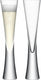 LSA International - Moya Clear, Pack of 2 Champagne Glasses - LG474-04-985