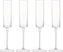 LSA International - Otis, Pack of 4 Clear Champagne Flute Glasses - LG1070-05-301