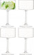 LSA International - Otis, Pack of 4 Clear Champagne/Cocktail Glasses - LG1069-10-301