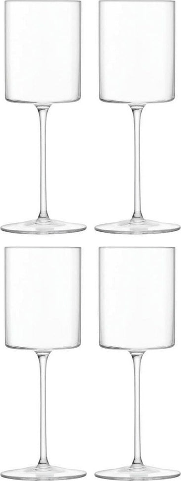 LSA International - Otis, Pack of 4 Clear White Wine Glasses - LG1284-09-301