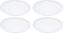 LSA International - Pack of 4 Dine Coupe Starter/Dessert Plates - LP079-20-997