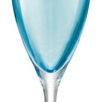 LSA International - Polka, Pack of 4 Assorted Pastel Champagne Flute Glasses - LG978-08-294