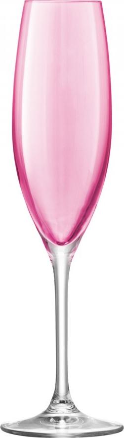LSA International - Polka, Pack of 4 Assorted Pastel Champagne Flute Glasses - LG978-08-294