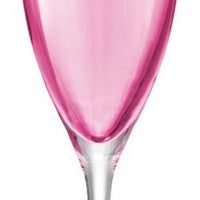 LSA International - Polka, Pack of 4 Assorted Pastel Champagne Flute Glasses - LG978-08-294