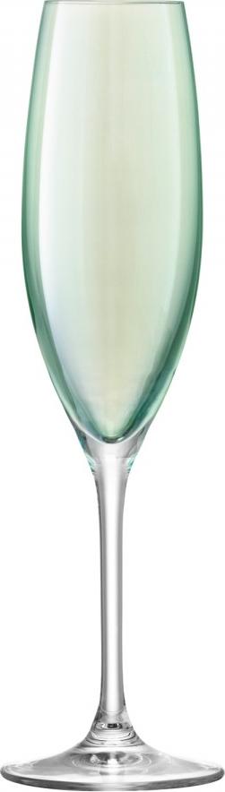 LSA International - Polka, Pack of 4 Assorted Pastel Champagne Flute Glasses - LG978-08-294