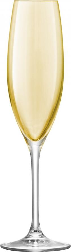LSA International - Polka, Pack of 4 Assorted Pastel Champagne Flute Glasses - LG978-08-294