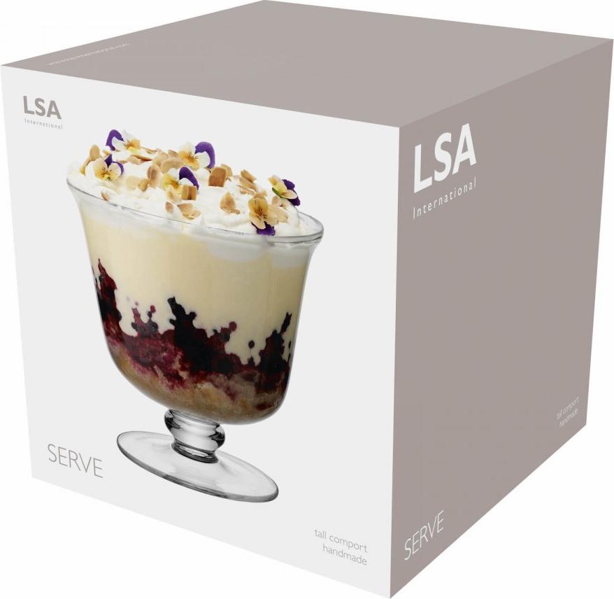 LSA International - Serve Clear Tall Comport/Bowl - LG495-22-301