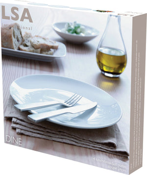 LSA International - Set of 4 Dine Coupe Starter/Dessert Plates - LP079-20-997