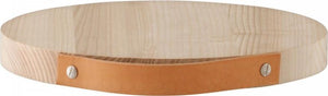 LSA International - Utility 9.8" Board Ash & Leather Handle - LW114-01-250