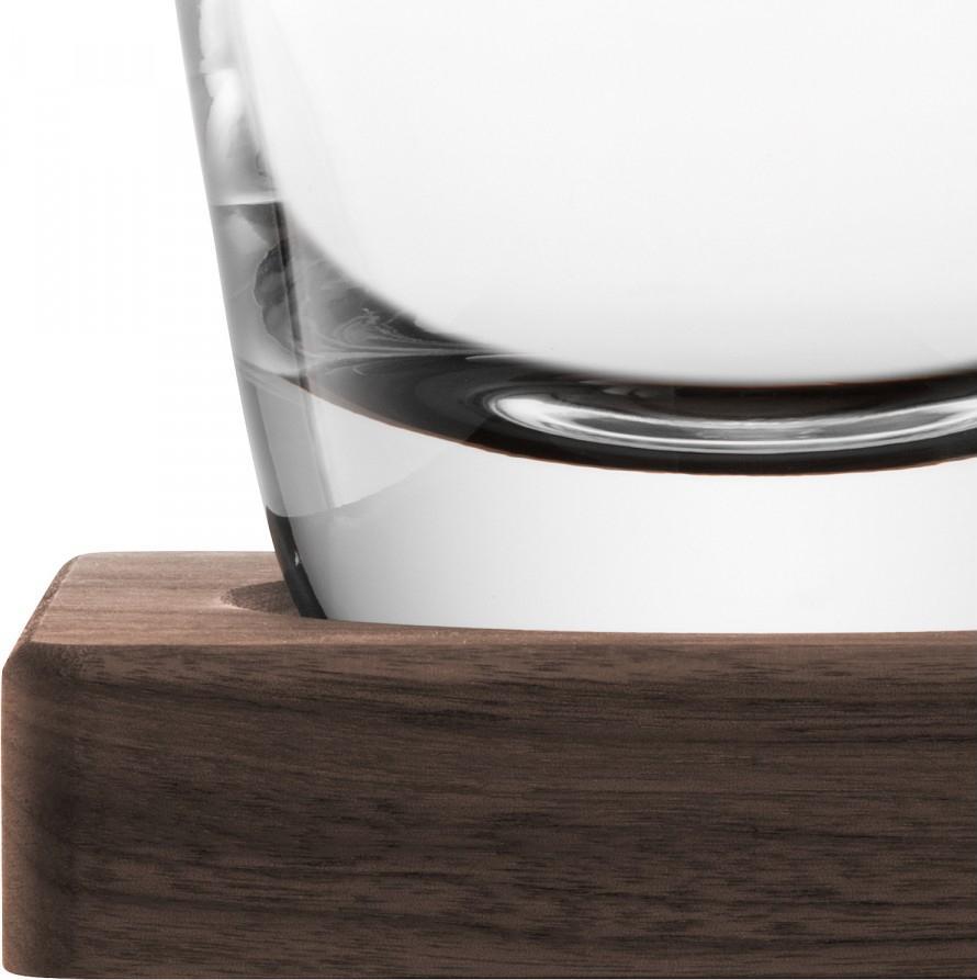 LSA International - Whisky Arran Clear Decanter & Walnut Base - LG1218-36-301