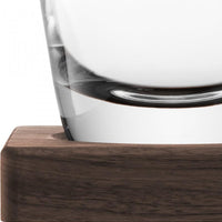 LSA International - Whisky Arran Clear Decanter & Walnut Base - LG1218-36-301