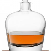 LSA International - Whisky Arran Clear Decanter & Walnut Base - LG1218-36-301