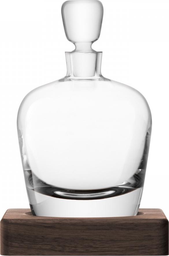 LSA International - Whisky Arran Clear Decanter & Walnut Base - LG1218-36-301