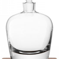 LSA International - Whisky Arran Clear Decanter & Walnut Base - LG1218-36-301