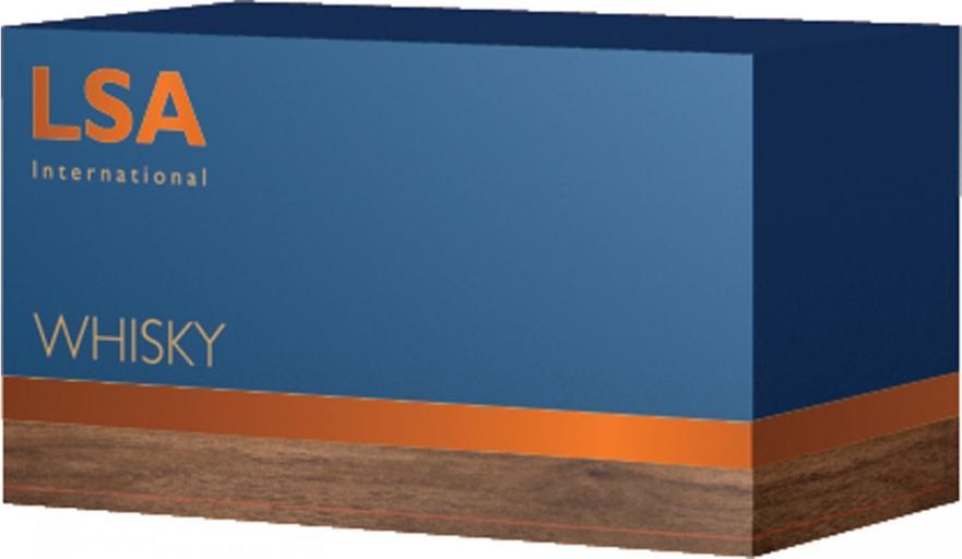 LSA International - Whisky Arran, Pack of 2 Clear Tumbler Glasses & Walnut Coasters - LG1212-09-301