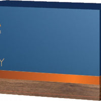 LSA International - Whisky Arran, Pack of 2 Clear Tumbler Glasses & Walnut Coasters - LG1212-09-301