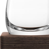 LSA International - Whisky Islay Clear Decanter & Walnut Base - LG1217-36-301