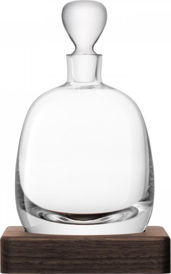 LSA International - Whisky Islay Clear Decanter & Walnut Base - LG1217-36-301
